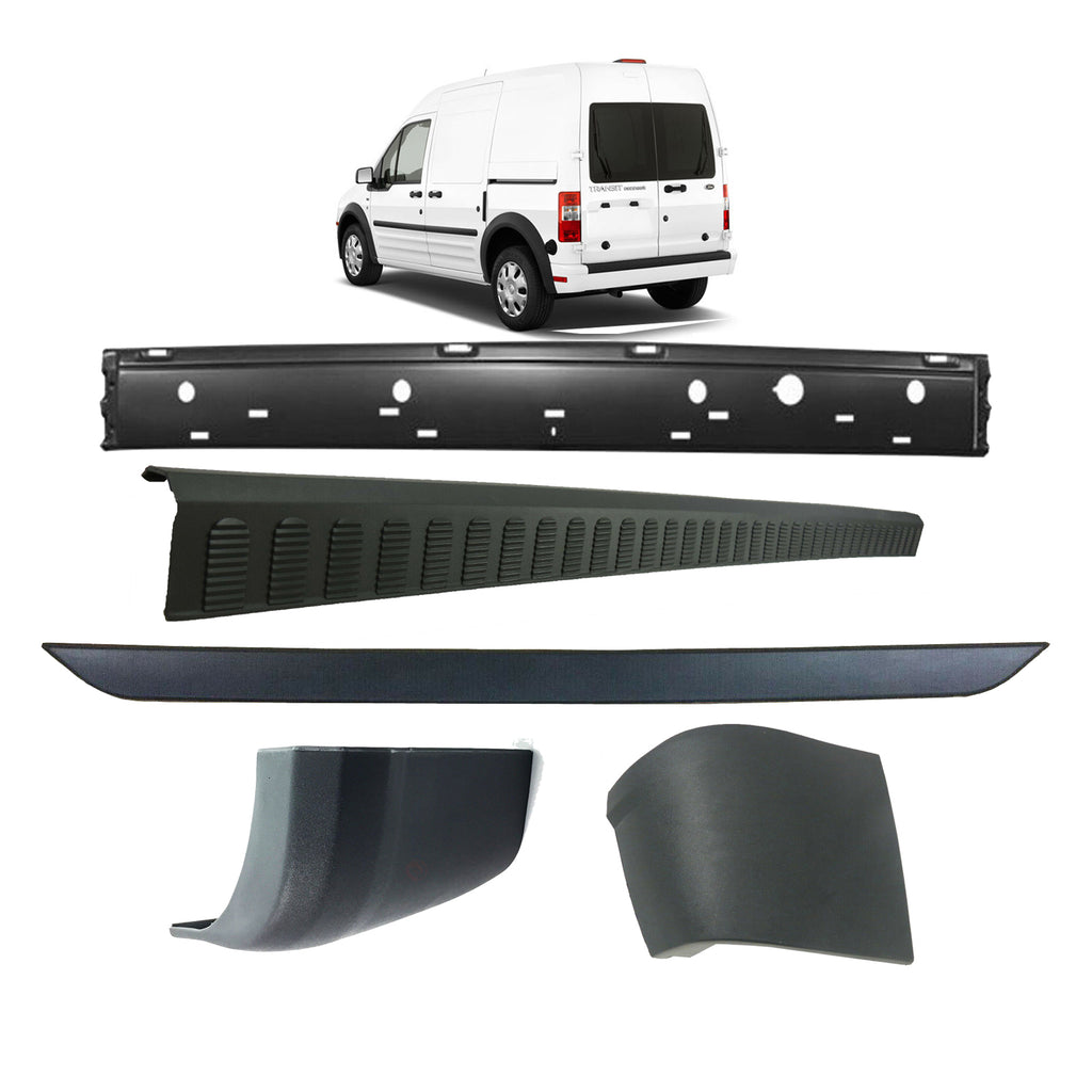 Ford Transit Connect Rear Bumper Set With Parking Sensor Hole  5007970 5037269