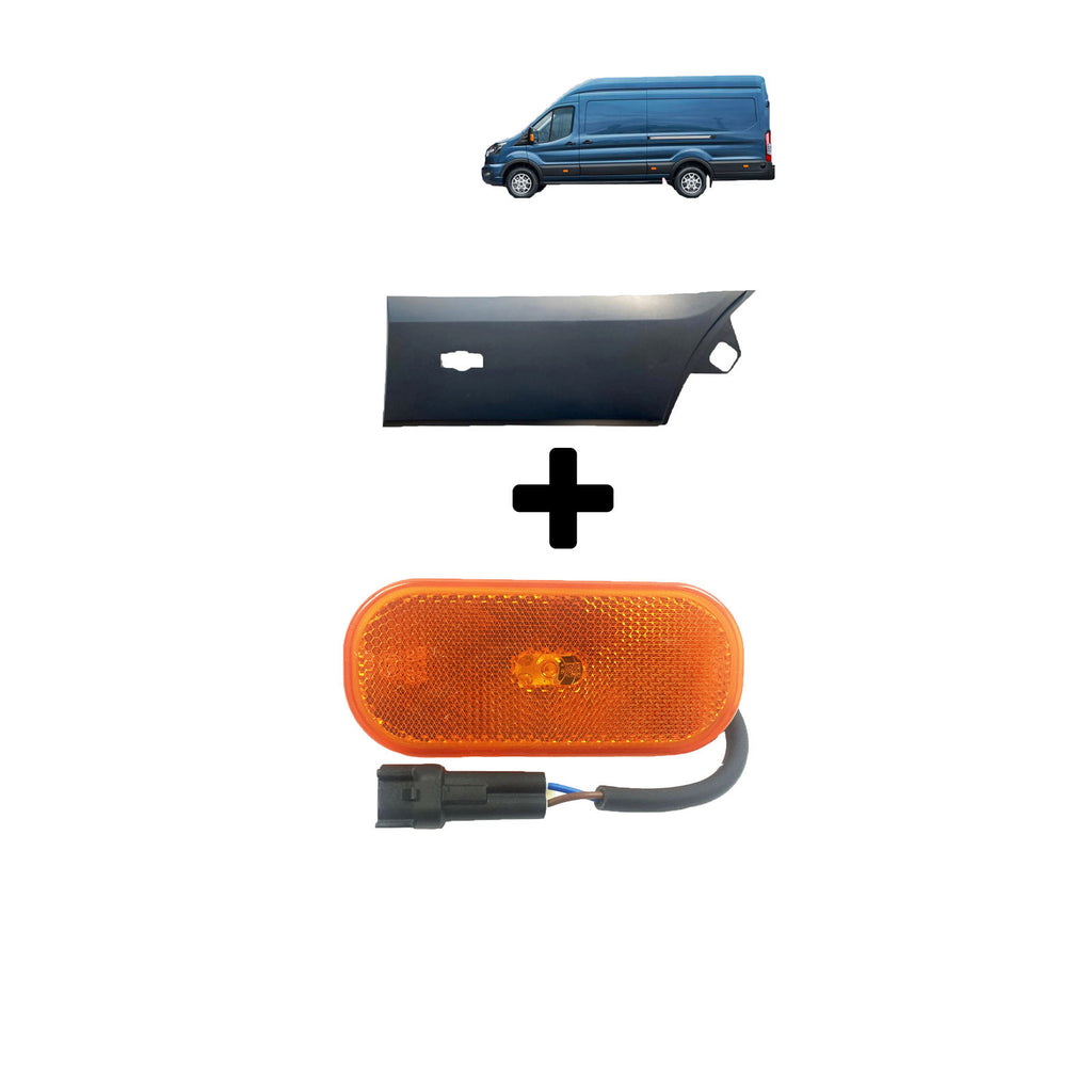 Ford Transit MK8 Rear Left Door Moulding With Signal BK31V29397CF5CND