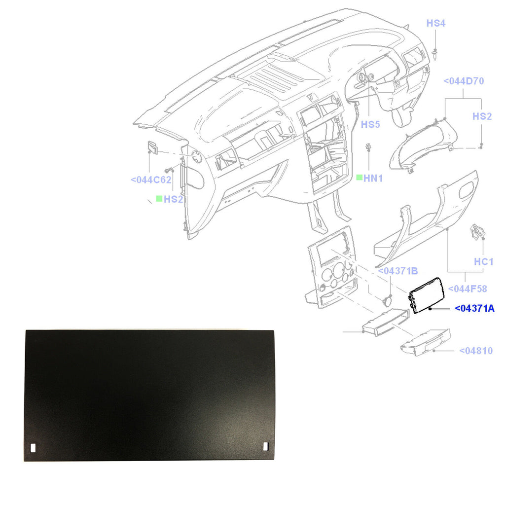 Audio Player Radio Stereo Console Cover Fits Ford Transit MK7 2006 On 1473245