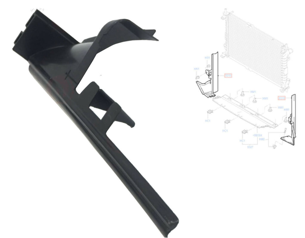 FRONT LEFT BODY AIR DEFLECTOR FITS FORD TRANSIT CONNECT 1.8, 1438065
