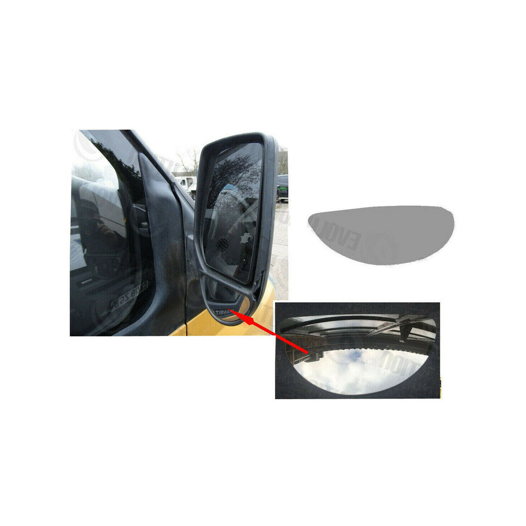 Ford Transit MK6 MK7 Wing Mirror Blind Spot Mirror Glass Rh Side 4458055