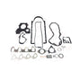 Ford Transit Connect 1.8 TDCi 75 90 PS Engine Gasket Kit 28 Pcs 2002 to 2013