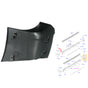Ford Transit Connect Right Rear Bumper Corner End Caps 2002 to 2013 4420160