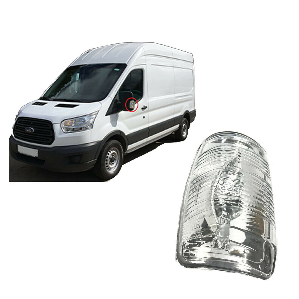 Ford Transit MK8 Door Left N S Wing Mirror Indicator Lamp Light 2013 to 2018 1847387