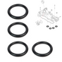 4X HIGH QUALITY INTAKE MANIFOLD O-RING GASKETS FITS FORD 1.4 TDCI / HDI, 1148106