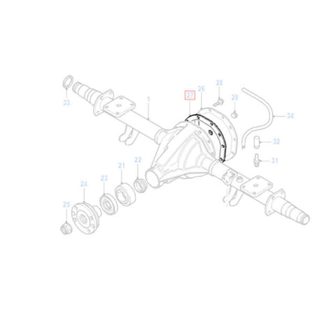 Rear Gasket Cover Fits Ford Transit MK3 MK4 MK5 2.5 HD TD TDI 6175734