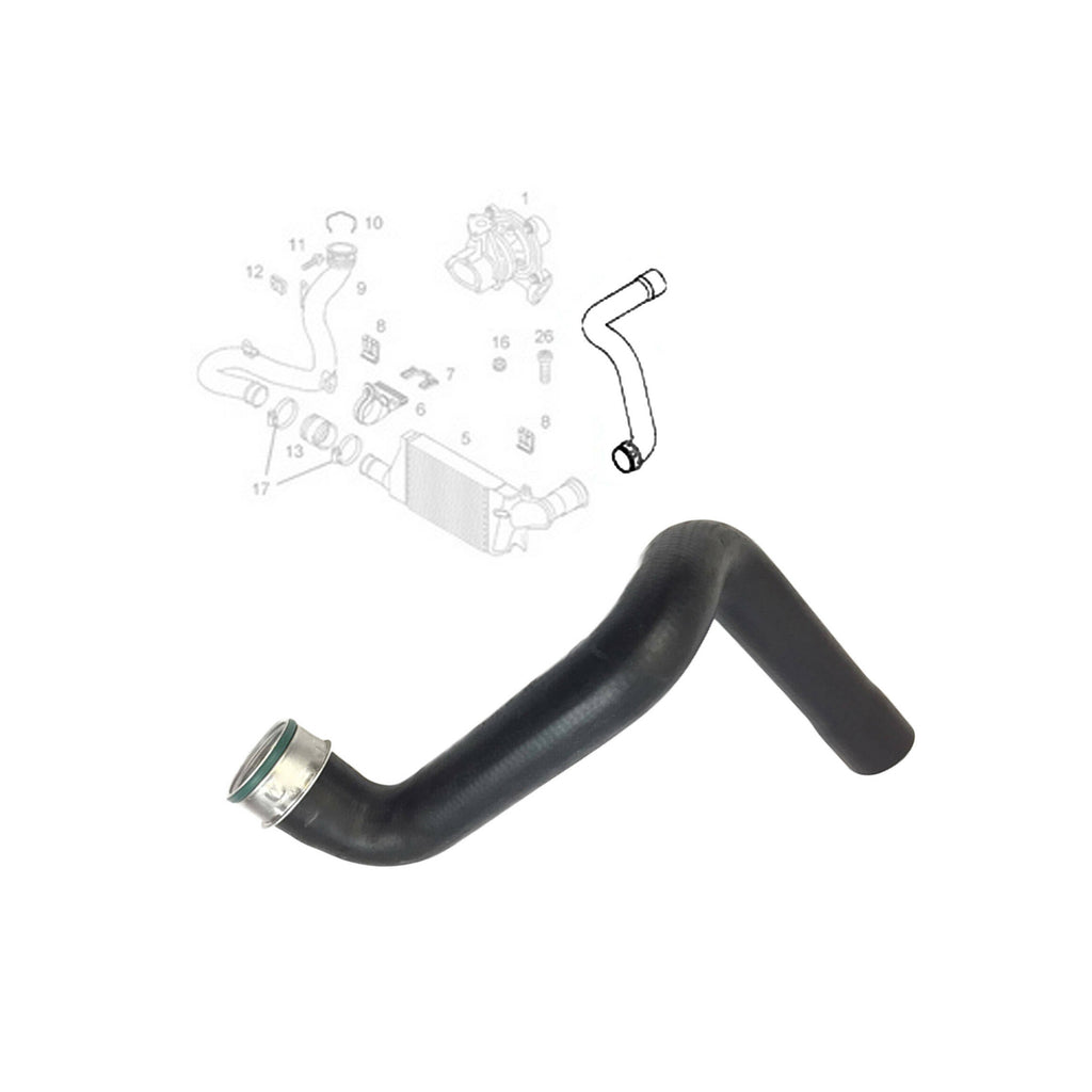 CHARGER INTAKE HOSE FITS VAUXHALL CORSA C, TIGRA TWINTOP, 5835847