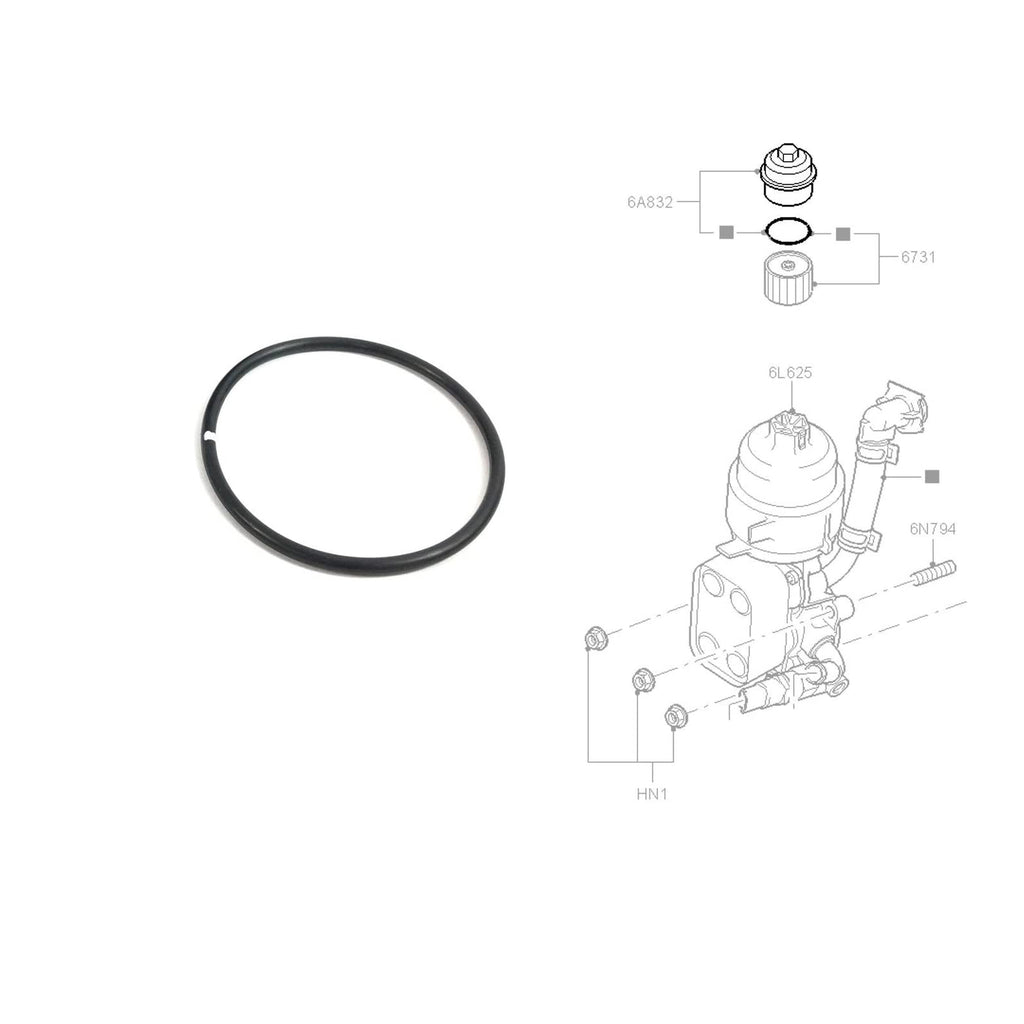 Oil Filter Housing Cap Gasket Seal Fist Ford Transit MK6 Mondeo MK3 LTI TAXI TX2