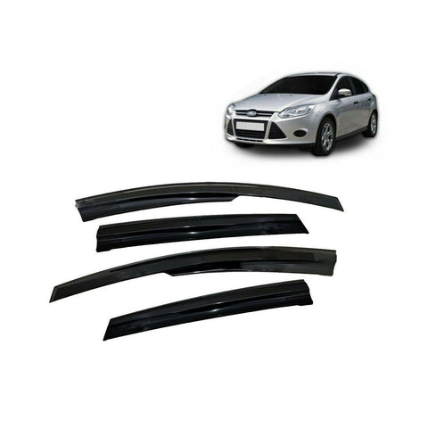 Ford Focus 3 Wind Rain Sun Smoke Deflectors 4 Pcs Set
