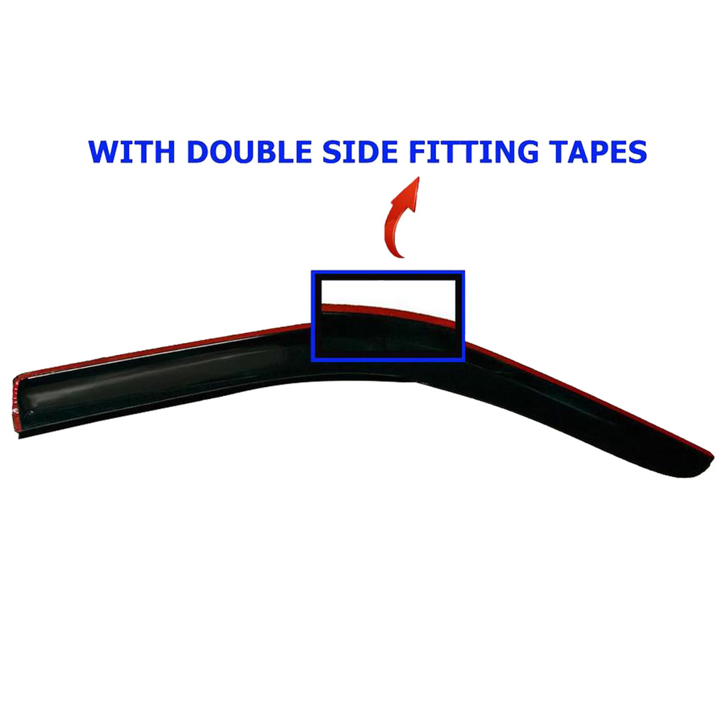 Vauxhall Astra J Wind Rain Smoke Deflectors Heavy Duty 2009 to 2016