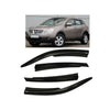 Nissan Qashqai MK1 Wind Rain Smoke Deflector 4 Pcs  2007 to 2013