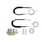 Rear Right Driver Side Window Regulator Repair Kit 6 Pcs Fits Peugeot 406 1995 to 2004