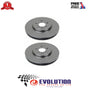 2 X BORG BECK FRONT BRAKE DISCS FITS CHEVROLET TRAX, VAUXHALL MOKKA, 13502059