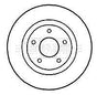 Nissan Juke Front Brake Discs 2x Qashqai Renault Koleos 40206JY01A
