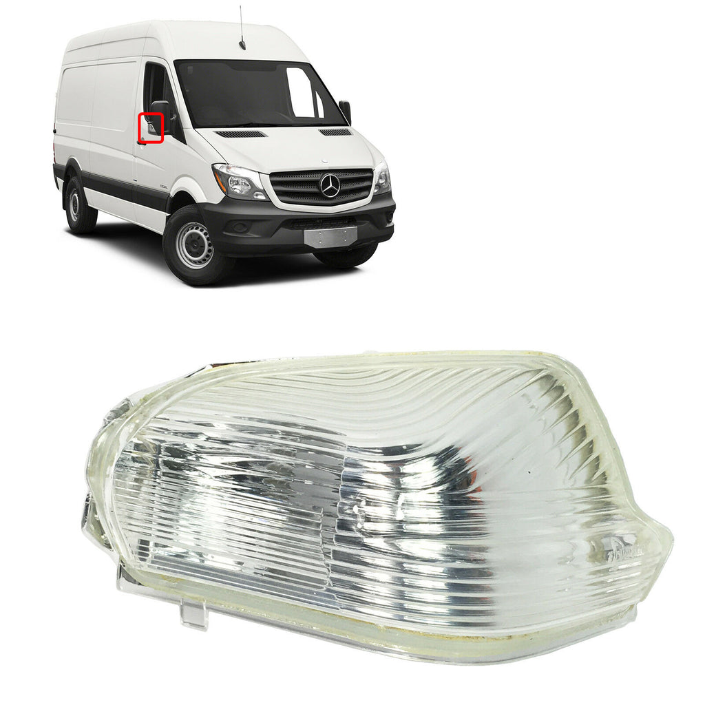 Right Side Mirror White Indicator Fits Mercedes-Benz Sprinter 2006 On A001822902