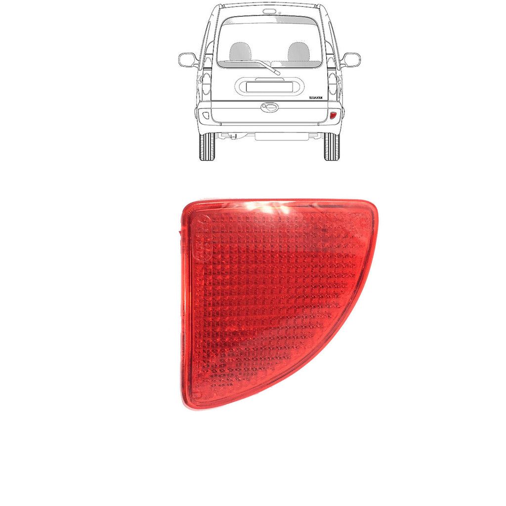 Renault Kangoo Rear Bumper Red Reflector Right Driver Side 7700308720