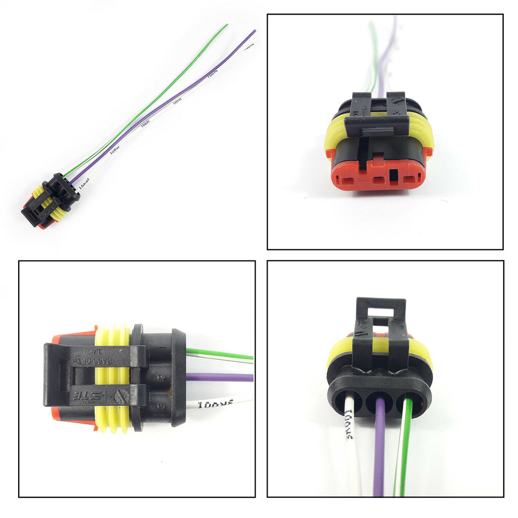 Fiat 500L Vehicles Extension Wiring Harness Loom 3 Pin Connector Plug