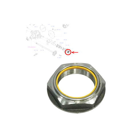 Ford Transit MK7 Left Rear Axle Hub Bearing Nut Yellow 5036875