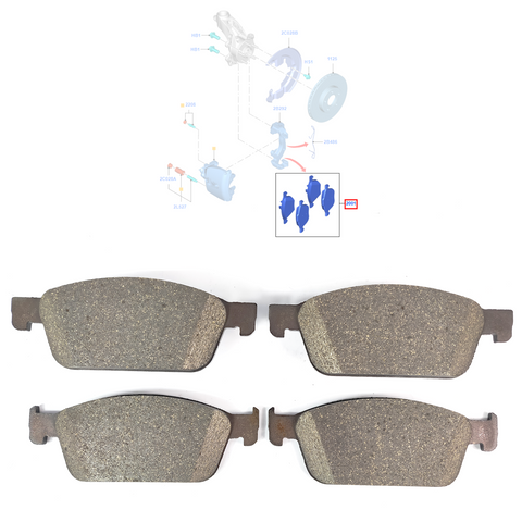 FRONT BRAKE PED SET FITS FORD FOCUS MK2-MK3, KUGA MK1-MK2,CONNECT, 1775091