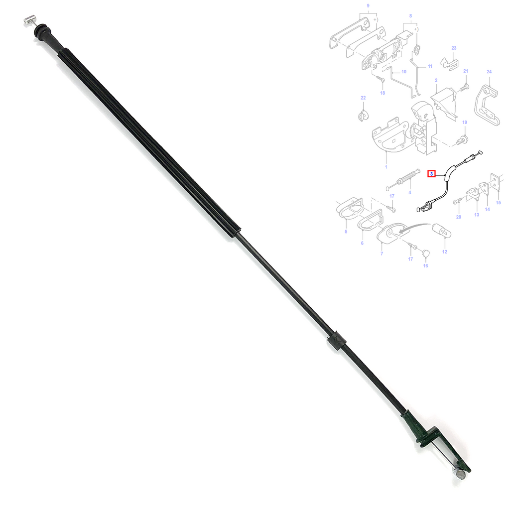 Ford Mondeo Front Door Lock Cable 1992 to 2000 6768235 93BBF218A01AA