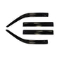 Ford Ranger Wind Rain Sun Smoke Deflectors 4 Pcs Set  2012 to 2022