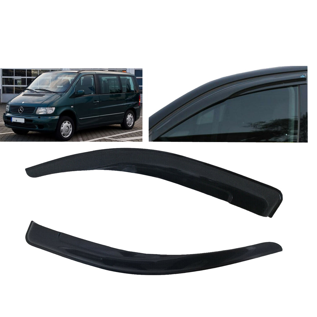 Mercedes-Benz Vito Viano Wind Smoke Rain Deflector 2 Pcs 1996 to 2003