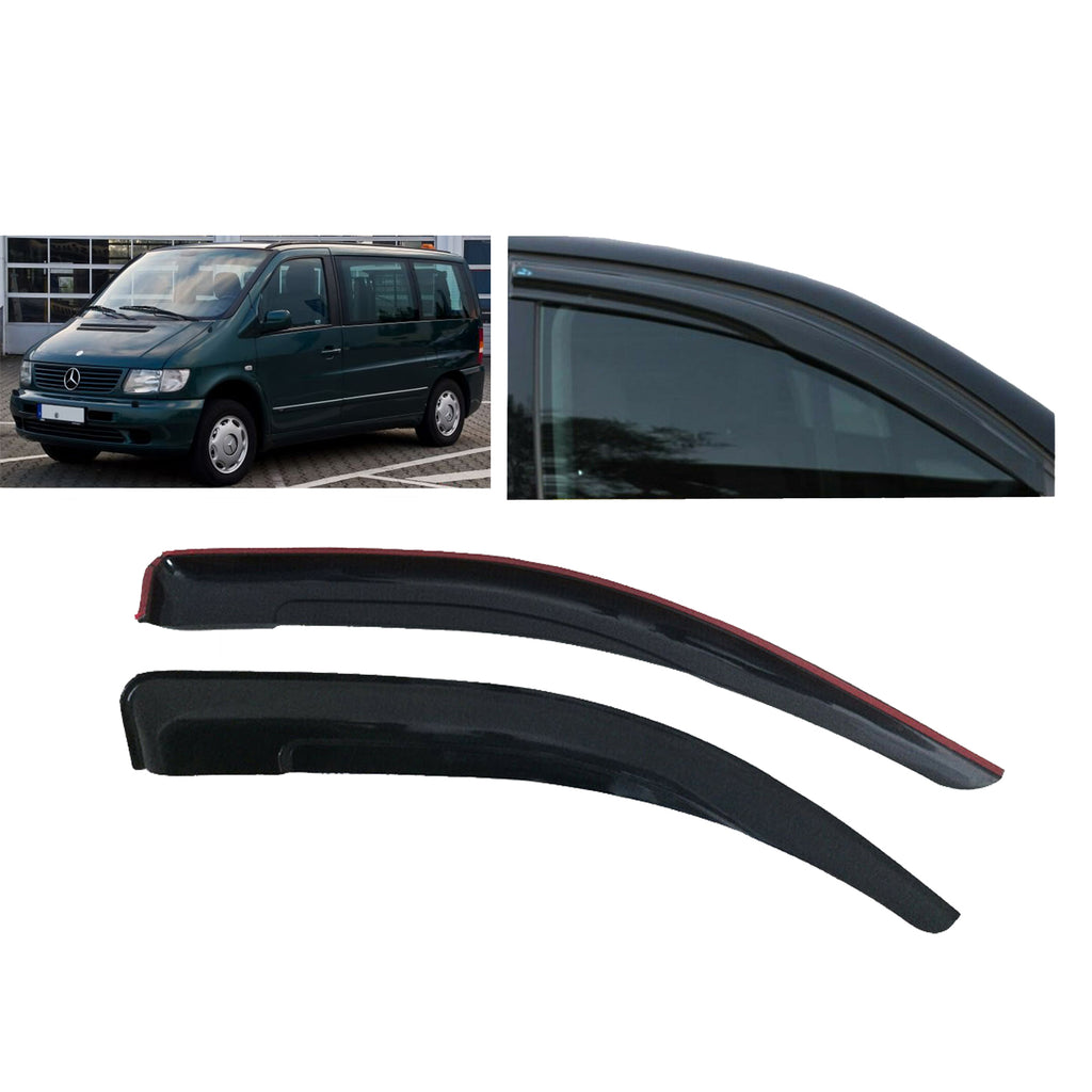 Mercedes-Benz Vito Viano Wind Smoke Rain Deflector 2 Pcs 1996 to 2003