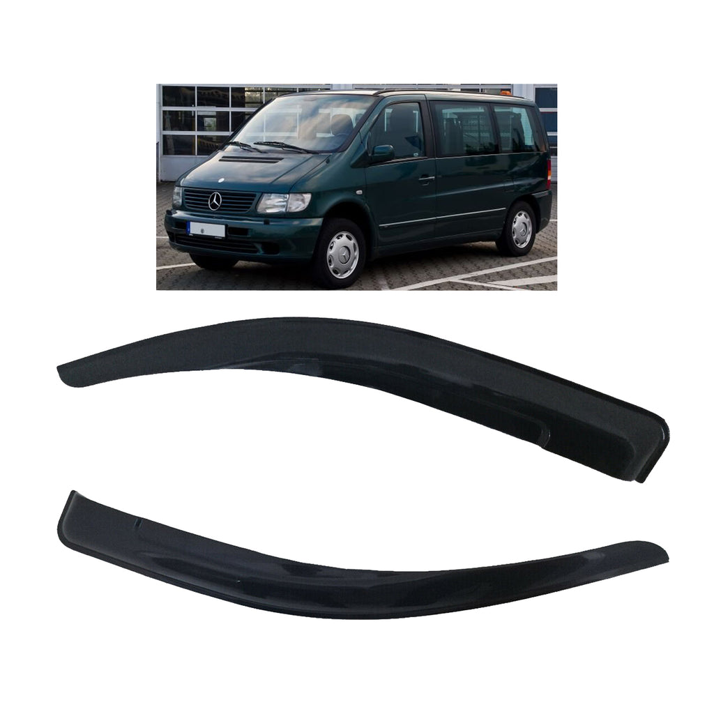 Mercedes-Benz Vito Viano Wind Smoke Rain Deflector 2 Pcs 1996 to 2003