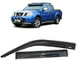 Nissan Navara Wind Smoke Rain Deflector 4 Pcs 2006 to 2015 
