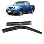 Nissan Navara Wind Smoke Rain Deflector 4 Pcs 2006 to 2015 