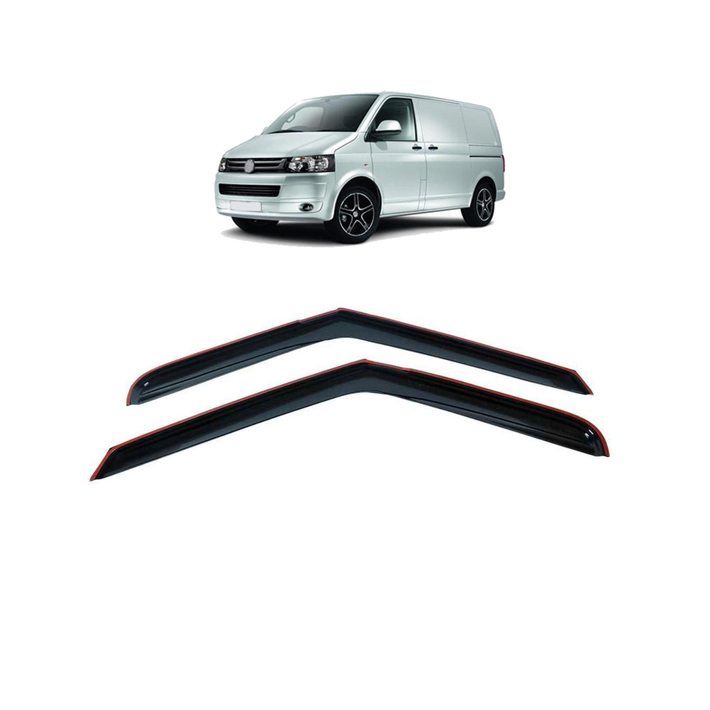 VW Transporter T6 Wind Rain Smoke Deflector Sunplex 2 Pcs 2015 to 2021