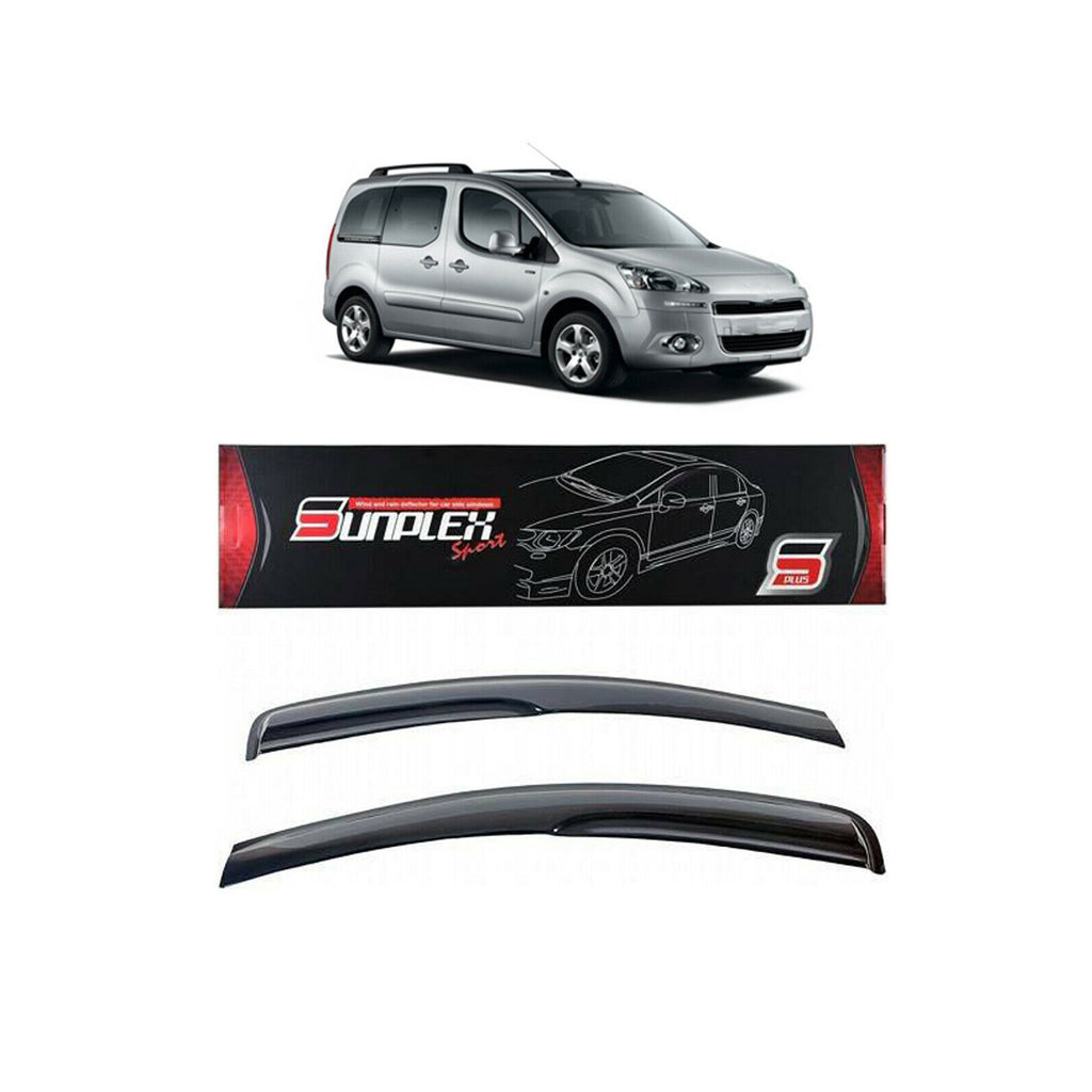  Peugeot Partner Tepe Wind Rain Smoke Deflector Sunplex 2 Pcs SP-S-38 