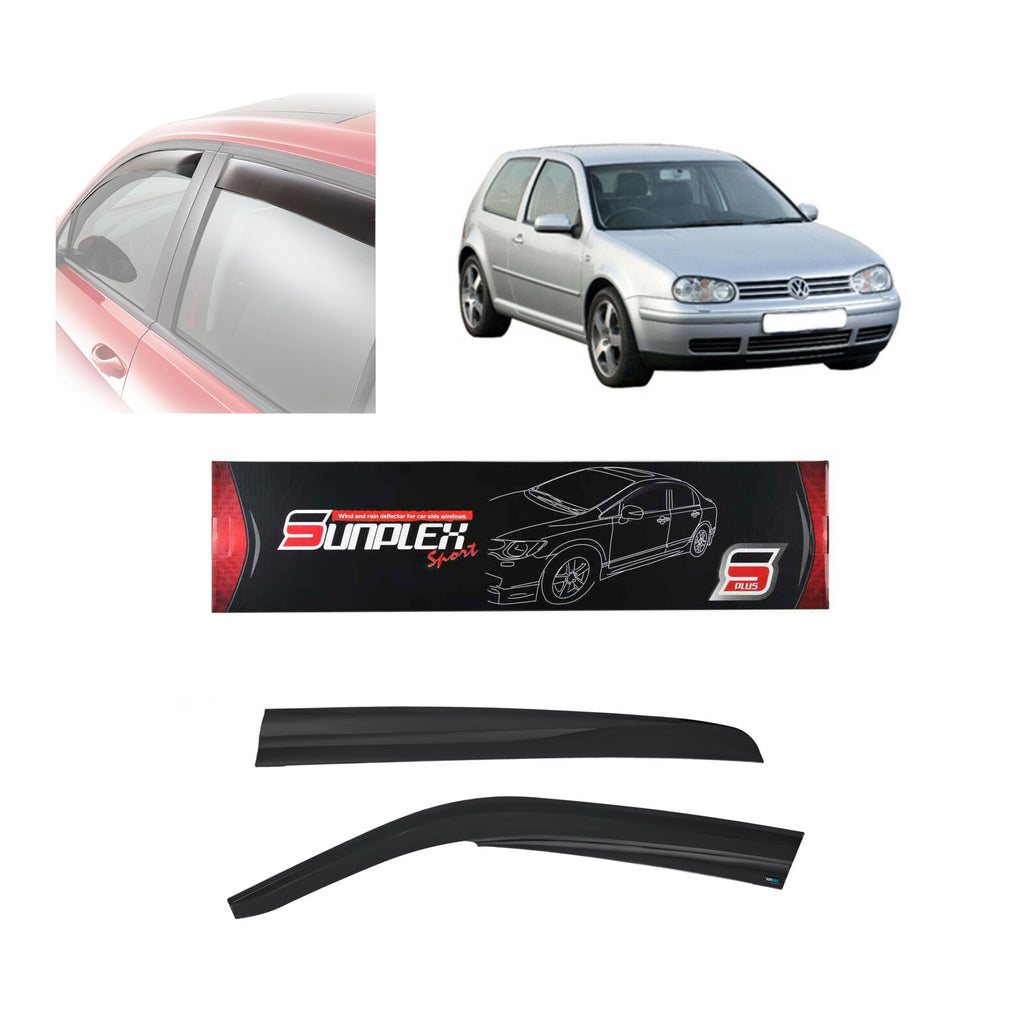VW Golf IV Wind Rain Smoke Deflector Sunplex 4 Pcs SP-S-107