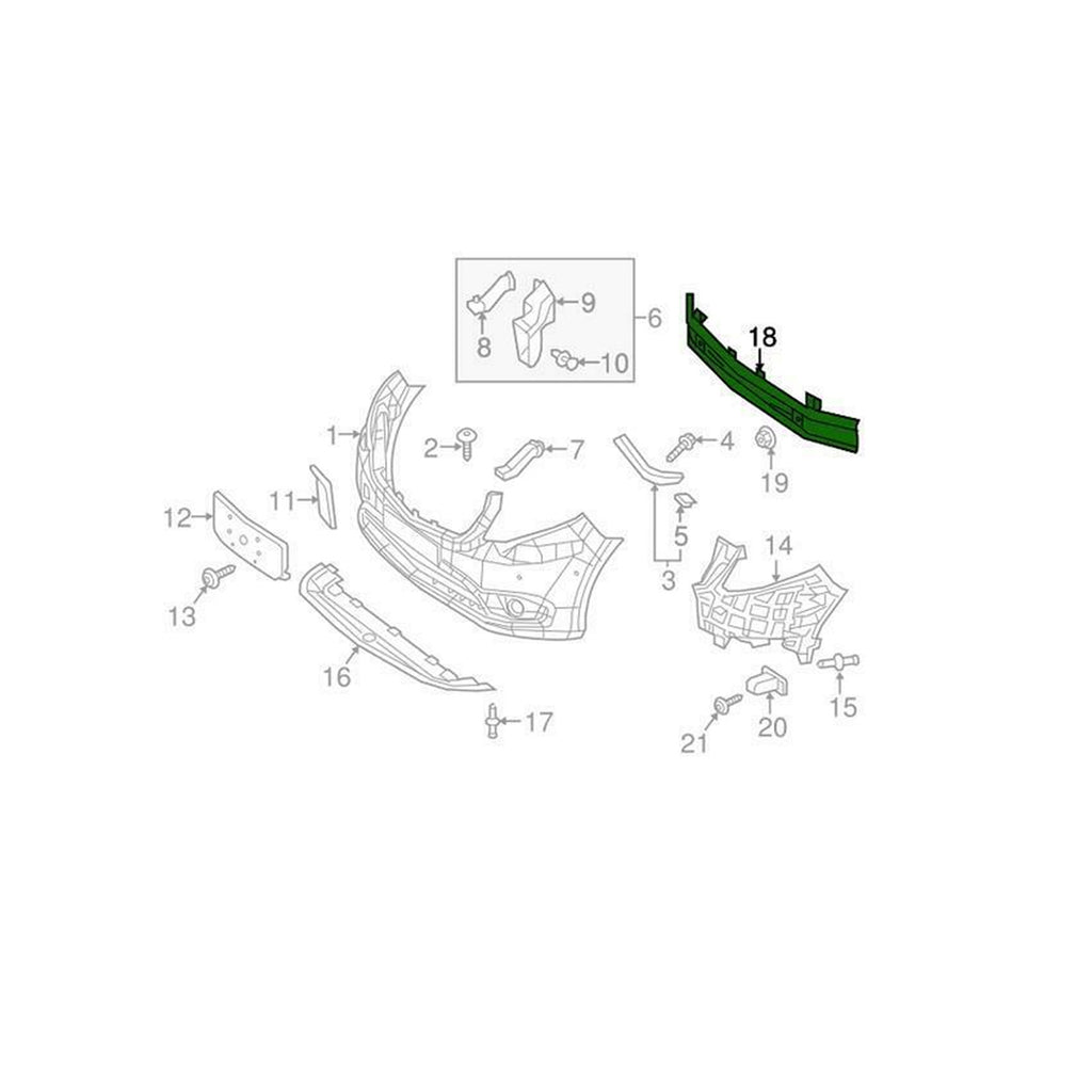 Mercedes-Benz Vito 447 Front Bumper Reinforcement A4476200630