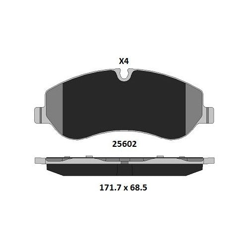 Ford Transit Tourneo VW Amarok Front Brake Pads 4x 24484185 04ANSKD20