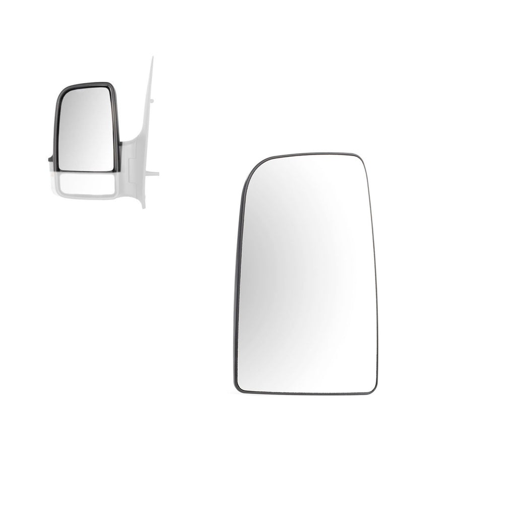 VW Crafter Upper Left Wing Mirror Glass Non Heated Sprinter 2006 ON 2E0857587A