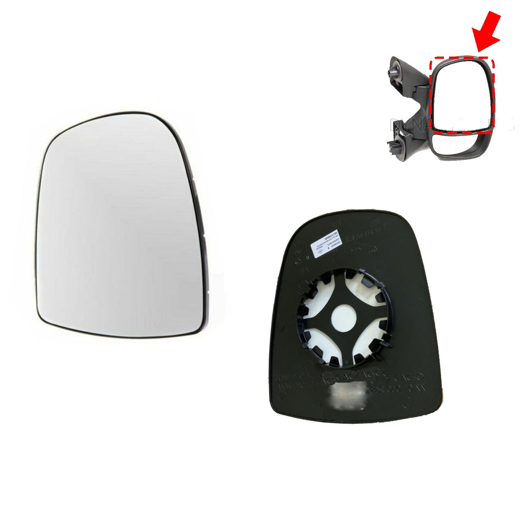 Trafic II Vivaro Primastar Upper RH Wing Mirror Glass Non Heated 2001 Onwards 7701052624