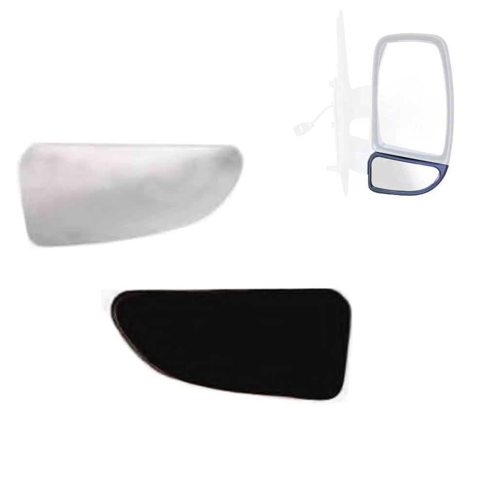Master II Movano Interstar Lower Right Wing Mirror Glass 01 to 10 7701052626