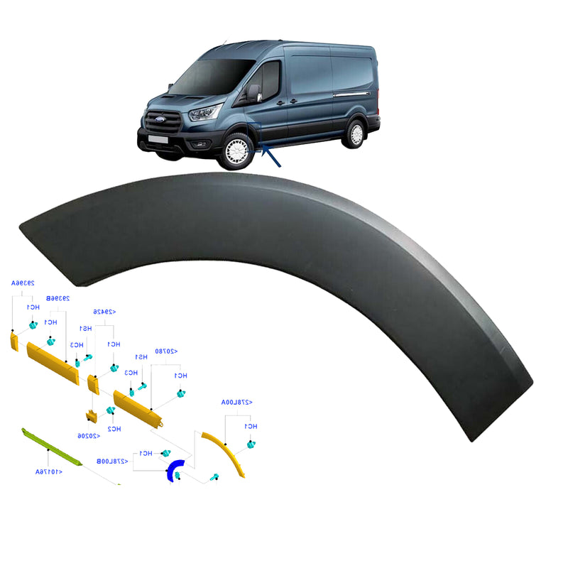 thumbnail image 2 of Genuine Ford Wheel Arch Trim | Arch Splash Shields & More 2 of 12