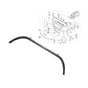 Fiat Ducato Boxer Relay Front Bumper Support Reinforcer Upper Link 2006 to 2014 1347922080