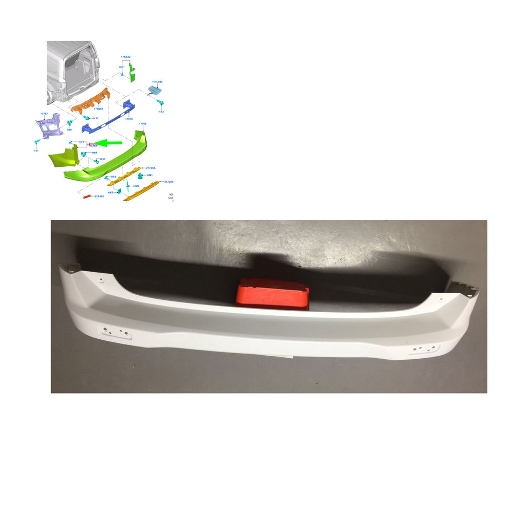 Ford Tourneo Courier 2014 Rear Bumper ET7617906CF5CND