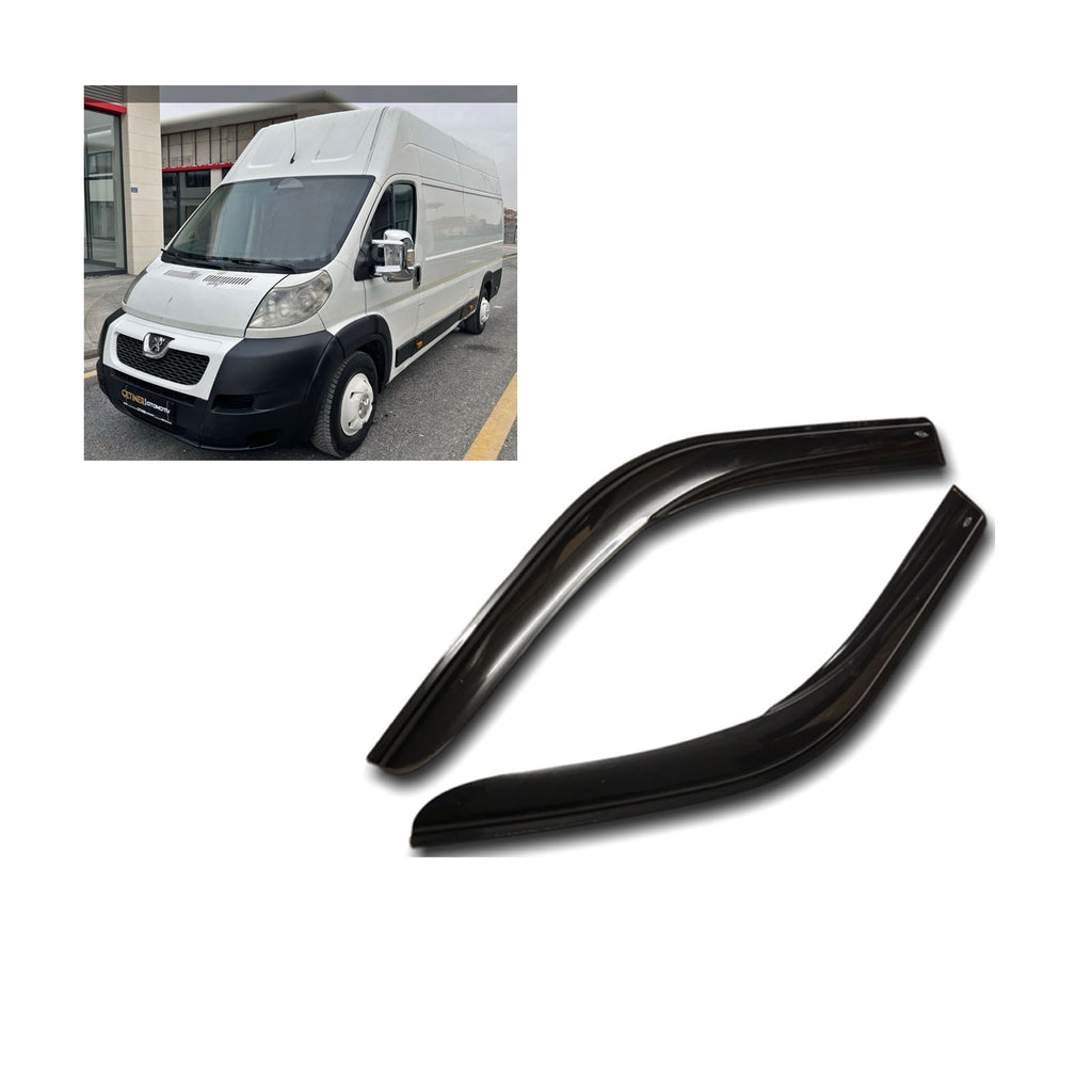 Peugeot Boxer Wind Rain Smoke Deflector Set 2 Pcs 2006 to 2014