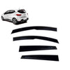 Renault Clio IV Wind Rain Sun Smoke Deflectors 4 Pcs Set 