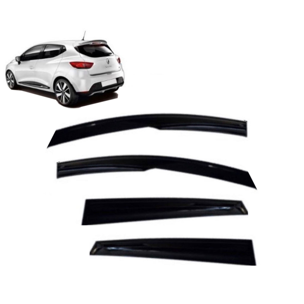 Renault Clio IV Wind Rain Sun Smoke Deflectors 4 Pcs Set 