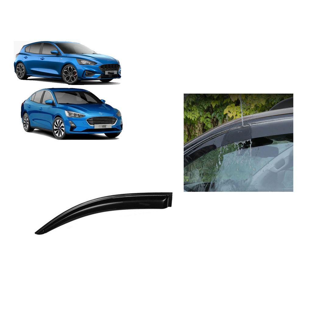 Ford Focus 4 Wind Rain Sun Smoke Deflectors 4 Pcs 