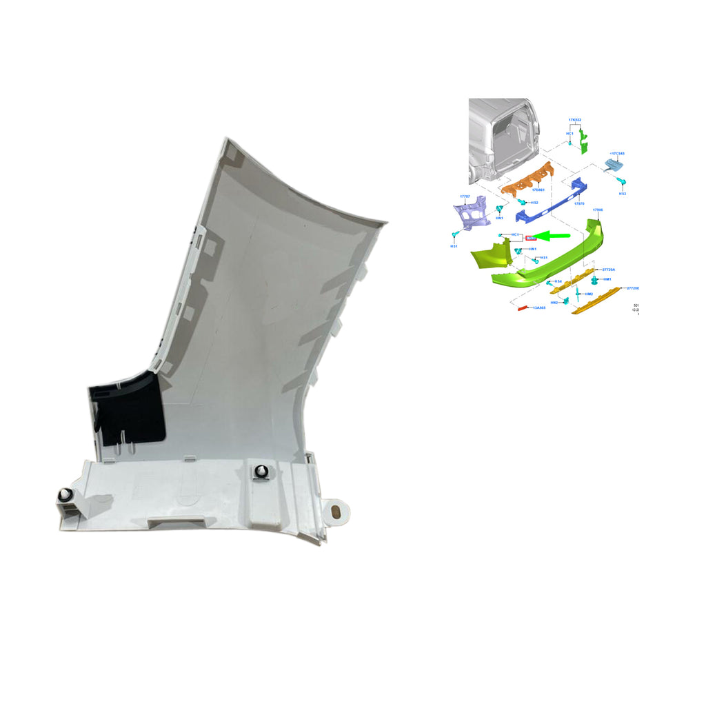 Ford Tourneo Courier Rear Bumper Left Side Corner End Cap ET7617927DC5CND