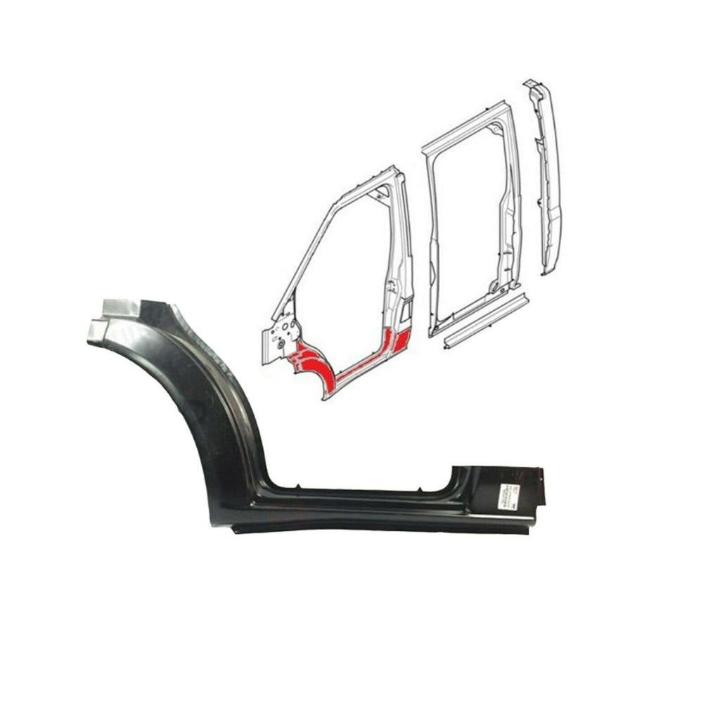 Ford Transit Front Wheel Arch Lh Door Sill Lower Repair Part 00 to 14 1490303 