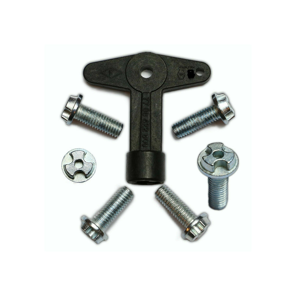 Renault Clio 172 / 182 Stainless Steel Engine Cover Bolts - Black, By Carbolts (1BCB1122)
