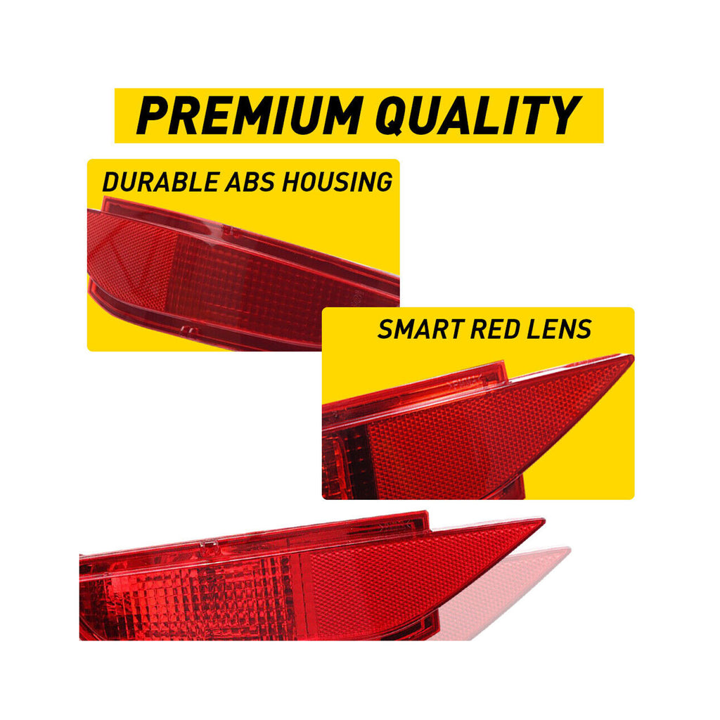 Ford Fiesta 2009 Onwards Rear Left Bumper Reflector Fog Light.