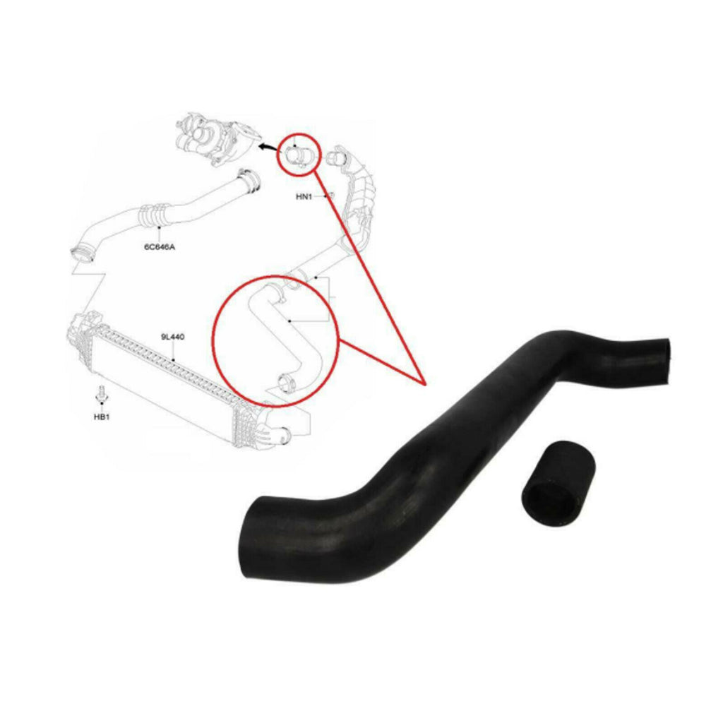 INTERCOOLER TURBO BOOST HOSE PIPE FORD MONDEO MK4 GALAXY S-MAX 2.0TDCI, 1490848